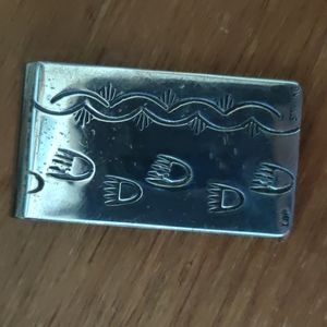 Sterling Native American Money clip